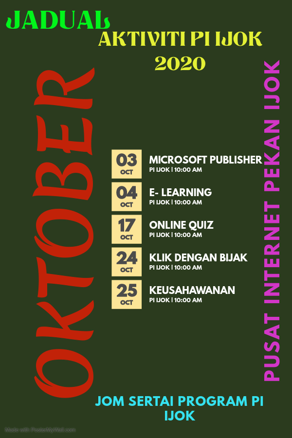 Copy of Events Schedule Template Made with PosterMyWall 3